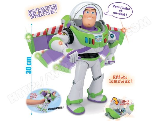 Figurine Toy Story GIOCHI PREZIOSI Buzz l Eclair multi-fonctions
