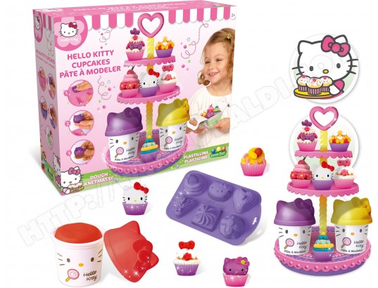 Coffret pâte à modeler CANAL TOYS Cupcakes Hello Kitty