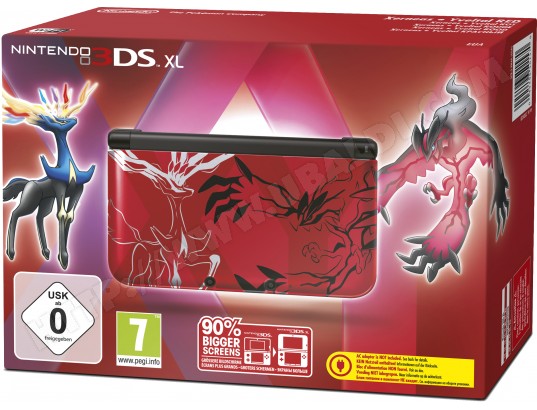 Console 3DS XL NINTENDO Pokémon Xerneas - Yveltal Rouge - Edition Limitée
