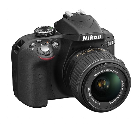 Voici le Nikon D3300 + 18-55mm VR II