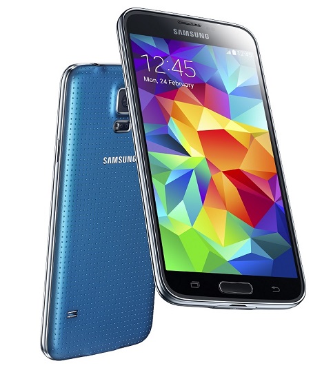 Galaxy S5 en version bleue
