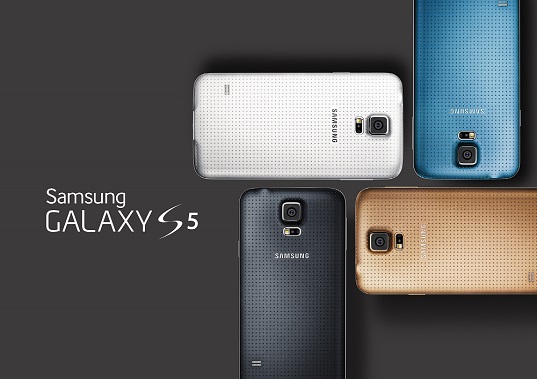 Différents coloris de Galaxy S5