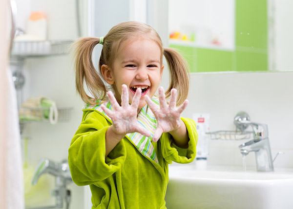 conseil hiver : se laver les mains