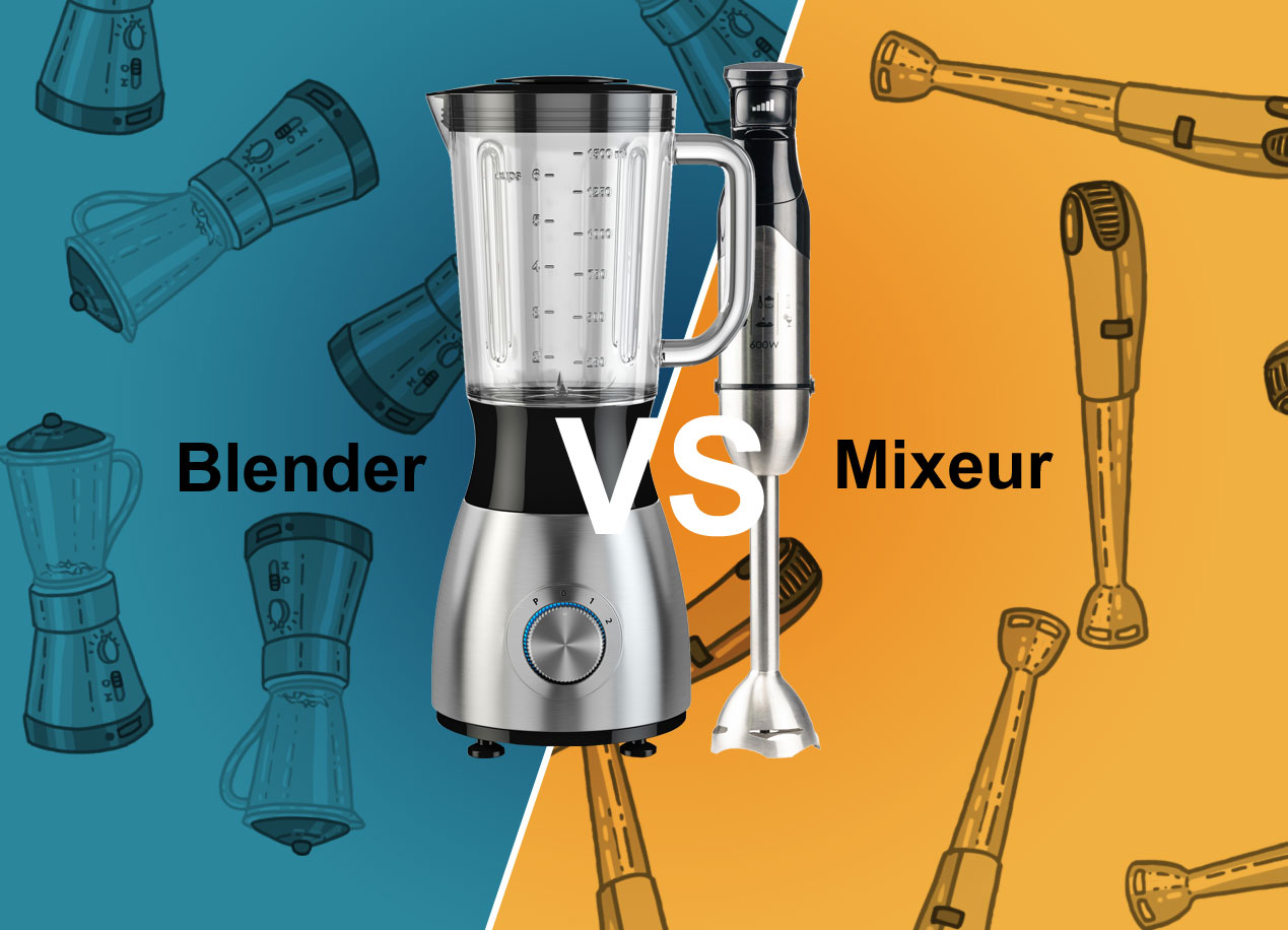 Mixeur plongeant ou Blender ? Quelles différences ? Quels usages ?