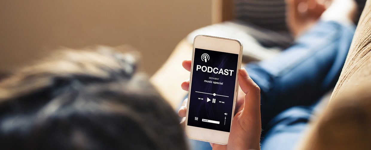 podcasts sur smartphone