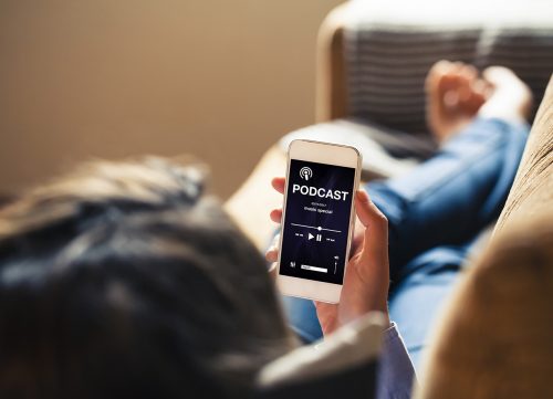 podcasts sur smartphone